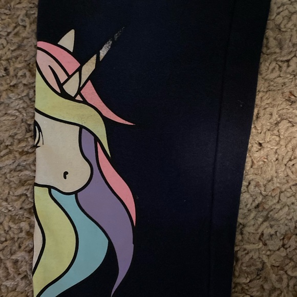 Navy Unicorn Leggings - Picture 4 of 6